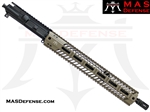 16" 5.56 / .223 AR-15 BARRELED UPPER - MAS DEFENSE SQUADRON 15" LIGHTWEIGHT QUAD RAIL - MID-LENGTH GAS - FDE