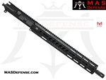 16" 9MM BARRELED UPPER - MAS DEFENSE 15" MW8 OCTAGON M-LOK RAIL