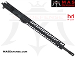 18" .223 WYLDE AR-15 BARRELED UPPER - MAS DEFENSE NERO 15" M-LOK RAIL - BALLISTIC ADVANTAGE BARREL