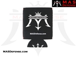 MAS DEFENSE KOOZIE - BLACK LOGO