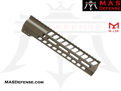 MAS DEFENSE 9.87" NERO M-LOK FREE FLOAT - FDE