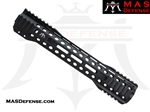 MAS DEFENSE 12.62" RIDGELINE M-LOK AR-15 QUAD RAIL