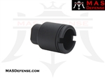 FLASH CAN "SLIM SHORT" MUZZLE DEVICE - 5/8x24 TPI