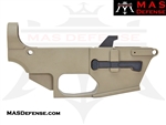 80% BILLET LOWER RECEIVER GLOCK 9MM AR-9 - FDE FLAT DARK EARTH CERAKOTE 80 PERCENT 80 % AR15 AR-15