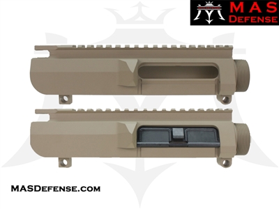 MAS DEFENSE AR-10 .308 DPMS GEN 1 HIGH PROFILE BILLET UPPER RECEIVER - FLAT DARK EARTH FDE