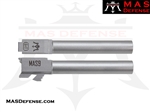 MAS DEFENSE 9MM 416R STAINLESS STEEL BARREL - GLOCK 17 FITMENT - MATTE GRAY PVD