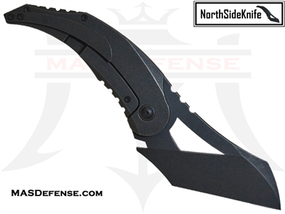 NORTH SIDE KNIFE TITANIUM (6AL4V) KOMODO - BLACK