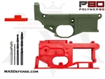 POLYMER80 AR15 G150 80% POLYMER LOWER RECEIVER KIT OD-GREEN - P80-NKIT-ODG OD GREEN