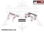 POLYMER80 PF-SERIES FRAME RAIL KIT 80% LOWER RECEIVER COMPACT G19 / G23 FITMENT P80-BKC-BLK - GLOCK 19 GLOCK 23 9MM 40S&W P80-PF940CV1-BLK P80-PF940C-LBRS-RRM