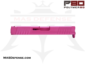 POLYMER80 9MM STRIPPED SLIDE GLOCK 19 FITMENT GEN 3 P80 PF940C P80-BKC - CERAKOTE SIG PINK P80-PS9C-STD-BN-CKSGPNK P80-PS9C-STD-BN P80 COMPACT G19