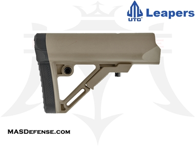 UTG PRO OPS READY S1 STOCK - MILSPEC - FLAT DARK EARTH (FDE) - RBUS1DMS