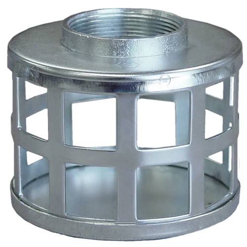 Suction Hose Square Hole Steel Strainer