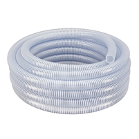 Clear Suction Hose with White Helix