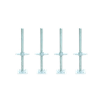 Set of 4 - 24" x 1-3/8" Screw Jacks w/Fixed Base Plates