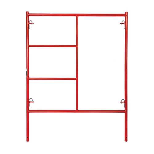 5' X 6' 7" W-Style Double Ladder Scaffold Frame with Candy Cane Locks