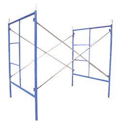 5'W x 6'4"H  x 7'L Mason Scaffold Frame Set