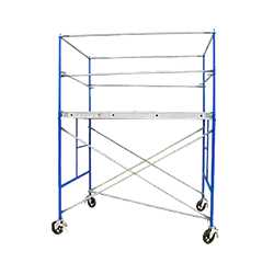 5' Rolling Scaffold Tower with Guard Rail System