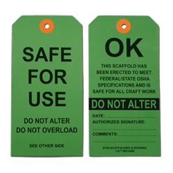 Scaffold OK Tag Pack