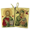 Virgin of Perpetual Help & Christ The Teacher Rosary Icon Pouch 5 3/8"x4"