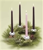 14" ADVENT WREATH PINE WREATH WITHOUT CANDLES