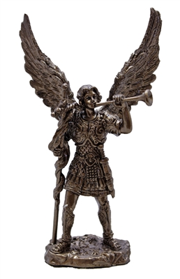 4" Archangel Gabriel, Cold-Cast Bronze