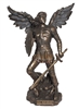 Archangel Michael, Cold Cast Bronze, 9"