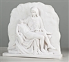 8 in H Pieta Wall Plaque Alabaster Coll.