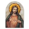 Sacred Heart of Jesus Arched Icon, 5x7