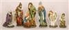 6 pc Nativity Statues w/Angel and Shepherd, 16 in.