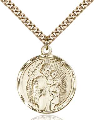 0036KGF/24G <br/>Gold Filled St. Joseph Pendant