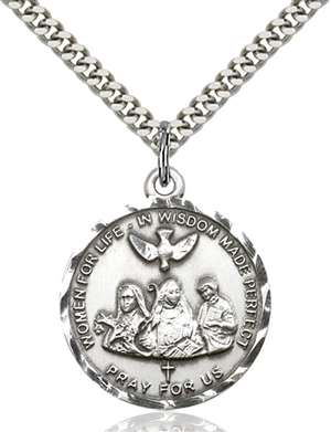 0060SS/24S <br/>Sterling Silver 3-Doctors Pendant
