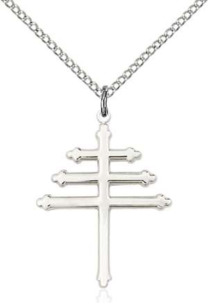 0084SS/18SS <br/>Sterling Silver Marionite Cross Pendant