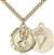 0192GF7/24G <br/>Gold Filled St. Christopher / Paratrooper Pendant