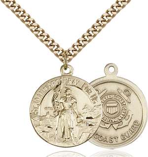 0193GF3/24G <br/>Gold Filled St. Joan of Arc Pendant