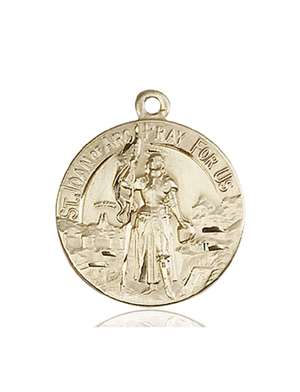 0193KT <br/>14kt Gold St. Joan of Arc Medal