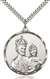 0201KSS/24S <br/>Sterling Silver St. Joseph Pendant