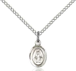 0205PLSS/18SS <br/>Sterling Silver Miraculous Pendant