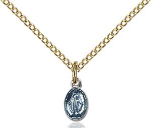 0205SSG/18GF <br/>Gold Filled Miraculous Pendant