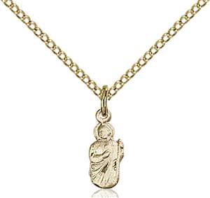 0210GF/18GF <br/>Gold Filled St. Jude Pendant