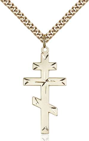 0251GF/24G <br/>Gold Filled Cross Pendant