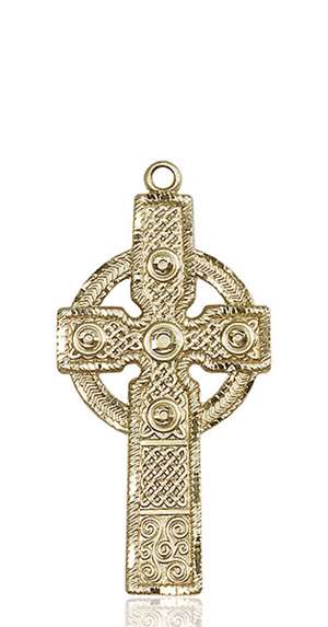 0253KT <br/>14kt Gold Cross Medal