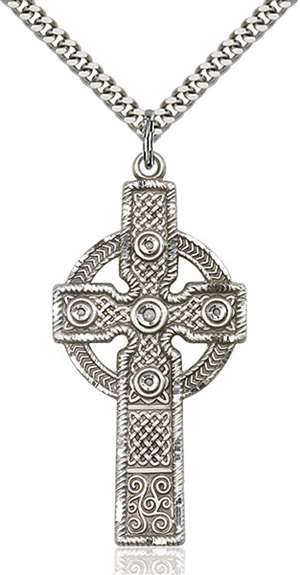 0253SS/24S <br/>Sterling Silver Cross Pendant