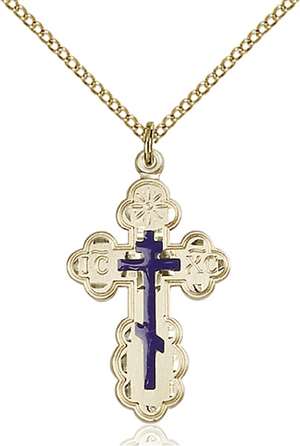 0257EGF/18GF <br/>Gold Filled St. Olga Pendant