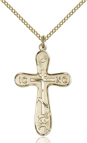 0263GF/18GF <br/>Gold Filled Cross Pendant