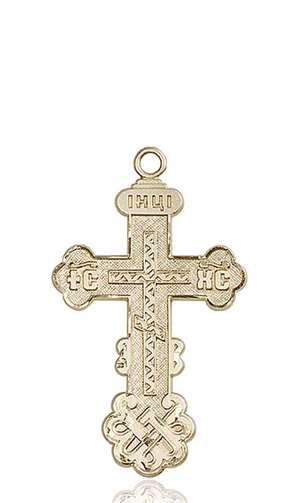 0269KT <br/>14kt Gold Cross Medal