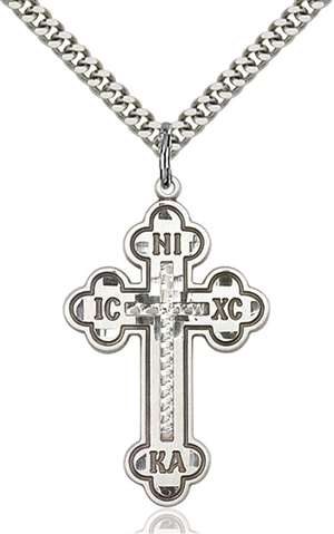 0274SS/24S <br/>Sterling Silver Cross Pendant