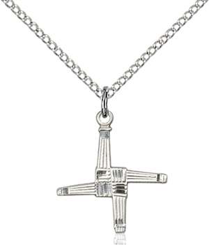 0290SS/18SS <br/>Sterling Silver St. Brigid Cross Pendant