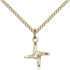 0291GF/18GF <br/>Gold Filled St. Brigid Pendant