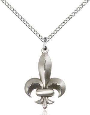 0294SS/18SS <br/>Sterling Silver Fleur de Lis Pendant