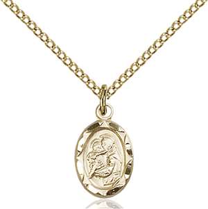 0301DGF/18GF <br/>Gold Filled St. Anthony Pendant